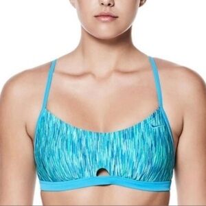 NWT | Nike | Rush Heather Keyhole Swim Bikini Sport Top - Size XL